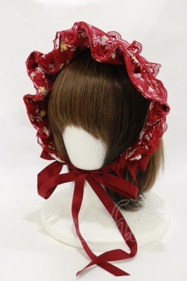 Preview of Petit Bouquetハーフボンネット  レッド