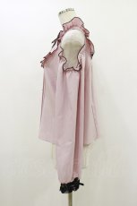 画像3: DearMyLove / レース重ねオフショルフリルブラウス M ピンク H-26-09-28-1038-EL-BL-YZ-ZH (3)