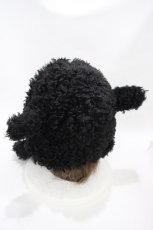 画像2: DimMoire / 子羊ちゃんもこもこキャップ  ブラック H-26-09-28-008-PU-AC-KB-ZH (2)