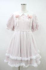 画像1: Lolime by mellfy memory / bouquet of roses dress M ピンク H-26-09-28-011-LO-OP-NS-ZH (1)
