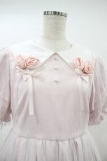 画像4: Lolime by mellfy memory / bouquet of roses dress M ピンク H-26-09-28-011-LO-OP-NS-ZH (4)