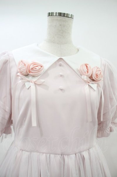 Lolime by mellfy memory / bouquet of roses dress M ピンク H-26-09