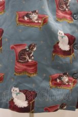 画像5: Melody BasKet / Cats castleフロントボタンワンピース M ブルーグリーン H-26-09-28-014-LO-OP-KB-ZH (5)