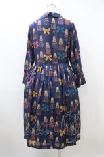 画像2: Jane Marple / Little tassel dollsのDayドレス M ブルーグレイ H-26-09-28-017-JM-OP-KB-ZH (2)