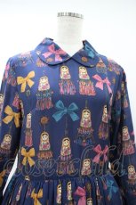 画像4: Jane Marple / Little tassel dollsのDayドレス M ブルーグレイ H-26-09-28-017-JM-OP-KB-ZH (4)