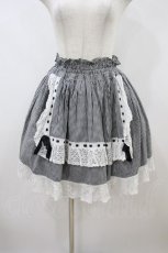 画像1: metamorphose / ギンガムチェックスカート Free ブラック H-26-09-28-024-ME-SK-NS-ZH (1)