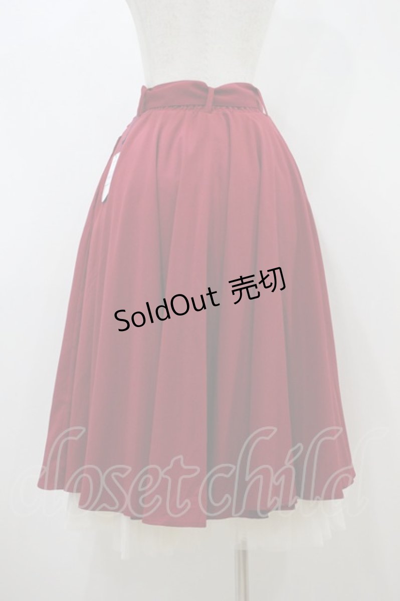 画像2: an another angelus / パニエサーキュラースカート サイズ1 RED H-26-09-28-025-CA-SK-NS-ZH (2)