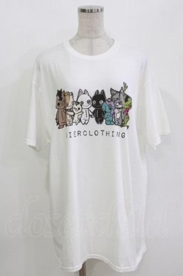 Preview of プリントCOTTON CUTSEW XL 白