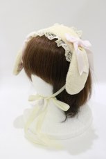 画像1: Angelic Pretty / ロップイヤーBunnyヘッドドレス  アイボリー H-26-09-29-1008-AP-AC-NS-ZH (1)