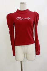 画像1: Swankiss / TS feminity logo T Free レッド H-26-09-29-1044-CA-TO-NS-ZH (1)