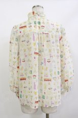 画像2: Franche Lippee / おこのみフリフリスタンドブラウス M ミルク H-26-09-29-1050-LO-BL-NS-ZH (2)