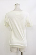 画像2: PINK HOUSE / メリーローズハートパッチワークTシャツ 3(M) オフ H-26-09-29-1052-LO-TS-NS-ZH (2)