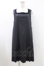 画像1: Jane Marple / Velvet trimming jumper skirt Free グレー H-26-09-29-1065-JM-OP-KB-ZH (1)