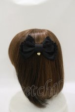 画像2: Angelic Pretty / ドルチェHeartリボンクリップSet  ブラック H-26-09-29-1014-AP-AC-NS-ZH (2)