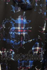 画像3: NieR Clothing / 総柄ZIPパーカー Free 黒 H-26-09-29-1074-PU-TO-KB-ZH (3)