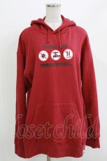 画像1: Candy Stripper / THREE RULES HOODIE Free レッド H-26-09-29-1081-PU-TO-KB-ZH (1)
