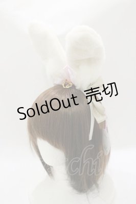Preview of うさみみファーカチューシャ  白