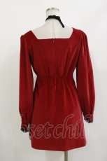 画像2: Swankiss / KJ Velour lace O/P Free レッド H-26-09-29-1024-CA-OP-NS-ZH (2)