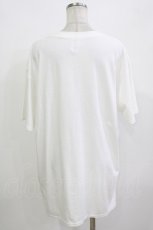 画像2: NieR Clothing / プリントCOTTON CUTSEW XL 白 H-26-09-29-057-PU-TO-KB-ZH (2)