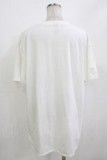 画像2: NieR Clothing / プリント半袖CUTSEW XL 白 H-26-09-29-059-PU-TO-KB-ZH (2)