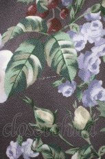画像4: axes femme / ホーリーローズ柄フリルスカート Free Dブラウン系 H-26-09-29-2032-AX-SK-IG-ZH (4)