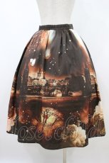 画像2: axes femme Nostalgic / 幻想街柄ロングスカート F ブラウン H-26-09-29-2033-LO-SK-OW-ZH (2)