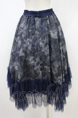 画像2: axes femme NOSTALGIE / チュールイレヘムスカート M ネイビー H-26-09-29-2034-AX-SK-OW-ZH (2)