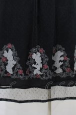 画像3: axes femme / ディズニー/ミニー刺繍スカート S 黒 H-26-09-29-2036-AX-SK-HD-ZH (3)