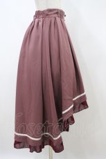 画像3: axes femme / 薔薇刺繍フィッシュテールスカート M ピンク×ワイン H-26-09-29-2037-AX-SK-IG-ZH (3)
