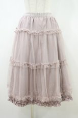 画像1: m petit by misako / NINA'S/RVパニエスカート LL ピンク H-26-09-29-2038-LO-SK-YZ-ZH (1)