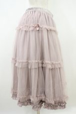 画像3: m petit by misako / NINA'S/RVパニエスカート LL ピンク H-26-09-29-2038-LO-SK-YZ-ZH (3)