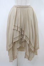 画像1: axes femme / シフォンプリーツスカート M オフ H-26-09-29-2042-AX-SK-AS-ZH (1)