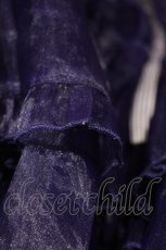 画像3: metamorphose / オーガンジーフリルパニエ・ストライプ Free パープル H-26-09-29-2047-ME-SK-YZ-ZH (3)