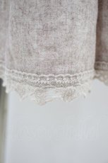 画像4: axes femme POETIQUE / ウエストフリルコンビネゾン M モカ H-26-09-29-2005-AX-OP-ET-ZH (4)