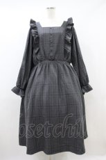 画像1: m petit by misako / チェックワンピース 3L グレー H-26-09-29-2015-LO-OP-YZ-ZH (1)