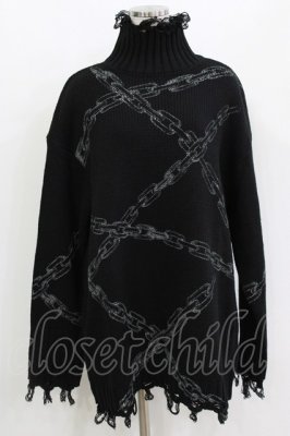 Preview of Chained Knit Sweater M ブラック