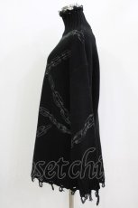 画像2: KILL STAR / Chained Knit Sweater M ブラック H-26-09-29-022-PU-TO-KB-ZH (2)