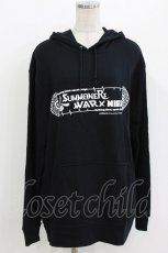 画像1: NieR Clothing / プリントプルパーカー  ブラック H-26-09-29-023-PU-TO-KB-ZH (1)