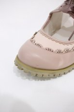 画像5: axes femme / 甲あき配色ブーティー L(24.5cm) ピンク H-26-09-30-025-AX-SH-NS-ZH (5)