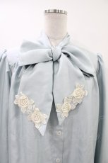画像3: Enchantlic Enchantilly / ノーブルリボンタイブラウス Free クリーミーブルー H-26-09-30-032-LO-BL-NS-ZH (3)