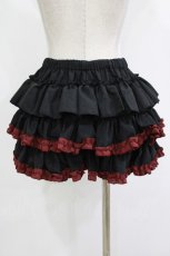 画像3: Cxxxxxl Girl / フリルミニスカパン  黒×赤 H-26-09-30-1028-PU-PA-AK-ZH (3)