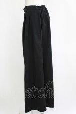 画像2: MiDiom / Irregular Sarruel Wide Pants M 黒 H-26-09-30-1035-PU-PA-AK-ZH (2)