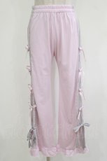 画像1: Candy Stripper / RIBBON RIBBON JERSEY PANTS FREE ライトピンク H-26-09-30-1036-PU-PA-AK-ZH (1)