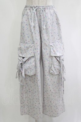 Preview of Flower ribbon pants F GRAY