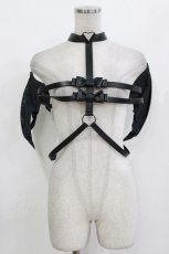 画像1: HIDOLATRAL THEODOL / サキュバス骨ハーネス  黒 H-26-09-30-1042-PU-ZA-AK-ZH (1)
