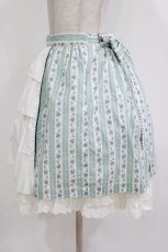 画像2: MARBLE / 花柄バッスルスカート  ブルー H-26-09-30-1005-GO-SK-AK-ZH (2)
