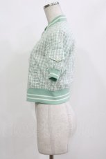 画像2: Jane Marple / ギンガムパフブルゾン M ミント H-26-09-30-1046-JM-JA-AK-ZH (2)