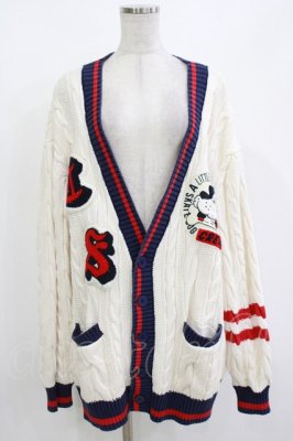 Preview of CS COLLEGE KNIT CARDIGAN 2 IVORY