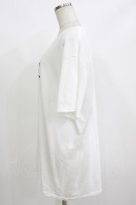 画像2: NieR Clothing / プリント半袖CUTSEW XL 白 H-26-09-30-1057-PU-TO-KB-ZH (2)