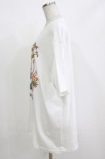 画像2: NieR Clothing / SUMMERプリントCUTSEW XL 白 H-26-09-30-1058-PU-TO-KB-ZH (2)